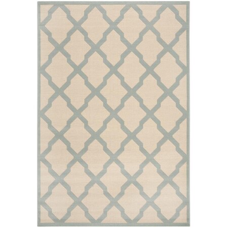 Safavieh Linden 100 4 x 6 ft. Rectangle Area Rug Cream & Aqua LND122L-4